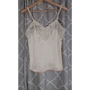 Bradley Dupont Antron Cream Vintage 36 USA Union Tag Sleep Sexy Classic Lingerie